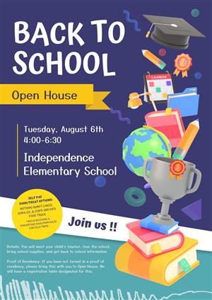 Open House 2024 flyer